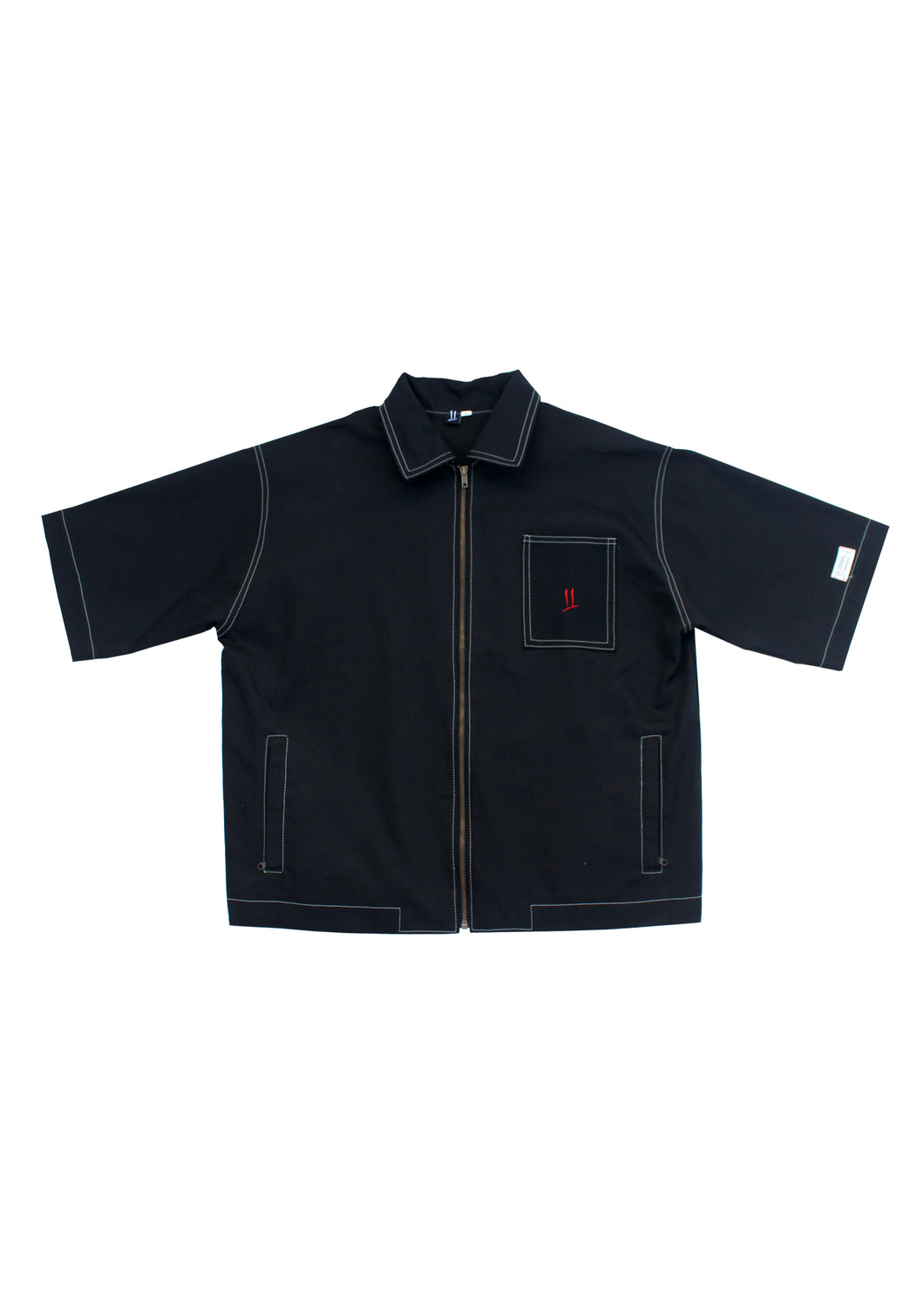 Overshirt | Black twill