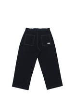 Load image into Gallery viewer, Pleated trousers | Black twill
