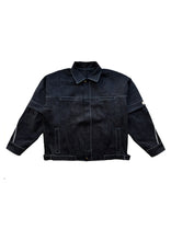 Load image into Gallery viewer, Convirtable Jacket | Selvedge Denim Dark Blue
