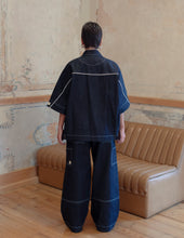 Load image into Gallery viewer, Convirtable Jacket | Selvedge Denim Dark Blue

