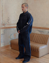 Load image into Gallery viewer, Convirtable Jacket | Selvedge Denim Dark Blue
