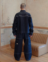 Load image into Gallery viewer, Convirtable Jacket | Selvedge Denim Dark Blue
